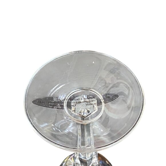 Crystal Wine Glasses by Samuel J. Butcher Enesco - Picture 5 of 11